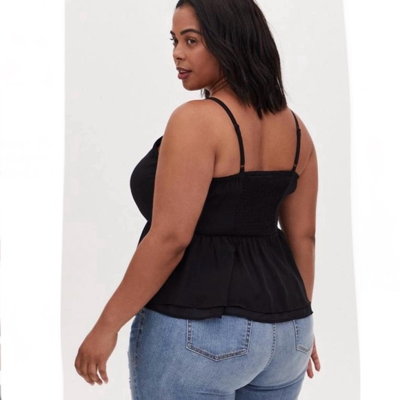 Torrid Peplum Chiffon Midi Cami - Picture 3 of 6